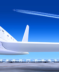 Image showing part of small plane