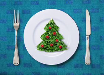 Image showing Festive salad