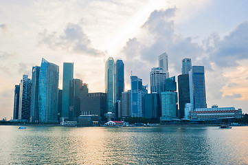 Image showing Singapore business cener