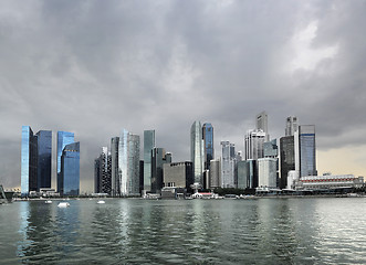 Image showing Singapore cloudscape 