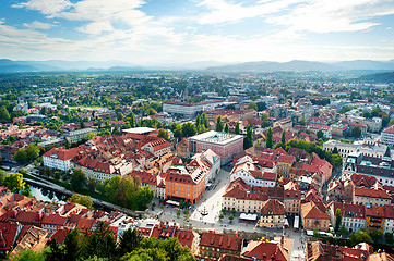 Image showing Ljubljana cityscape