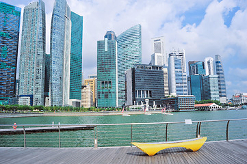 Image showing Singapore embankment