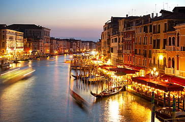 Image showing Twilight in Venice