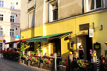 Image showing Krakow street cafe