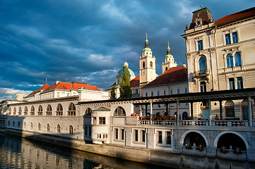 Image showing Central Market of Ljubljana