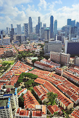 Image showing Singapore downtown view