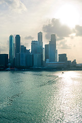 Image showing Singapore sunset