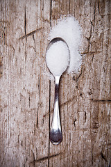 Image showing sugar in a spoon 