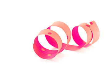 Image showing pink ribbon serpentine