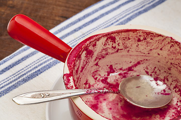 Image showing empty soup bowl