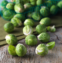 Image showing Brussels sprouts cabbage