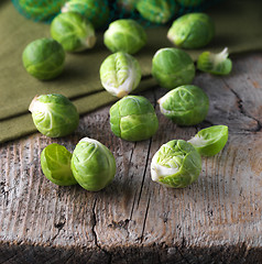 Image showing Brussels sprouts cabbage