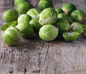 Image showing Brussels sprouts cabbage