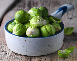 Image showing Brussels sprouts cabbage