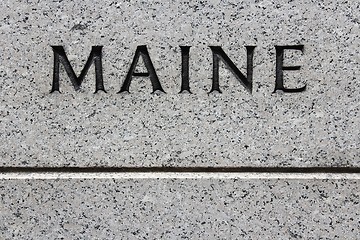 Image showing Maine