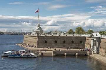 Image showing Peter and Paul Bastion in Sankt Petersburg
