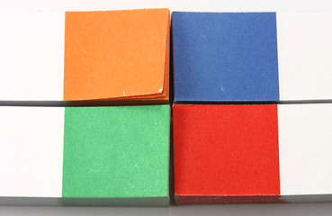 Image showing Multi-colored paper