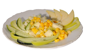 Image showing Salad with corn