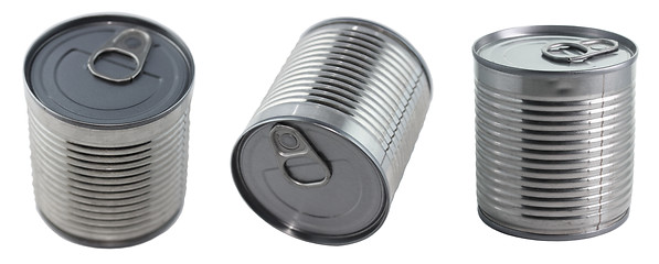 Image showing Three cans