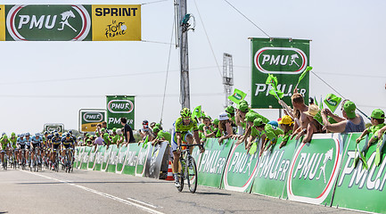 Image showing The Cyclist Fabio Sabatini