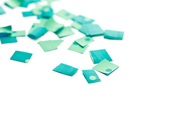 Image showing blue confetti 