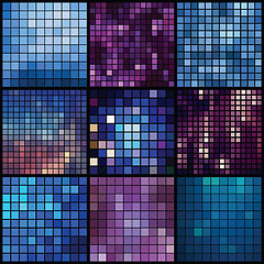 Image showing Abstract mosaic background.