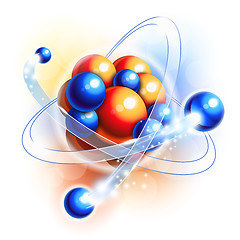 Image showing Molecule, atoms and particles