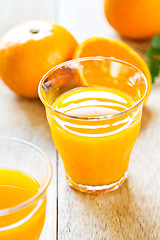 Image showing Fresh Orange juice