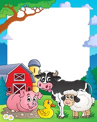 Image showing Farm theme frame 2