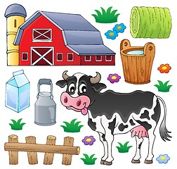 Image showing Cow theme collection 1