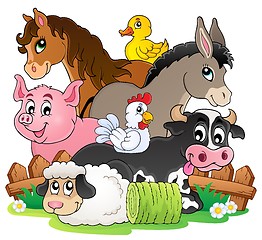 Image showing Farm animals topic image 2