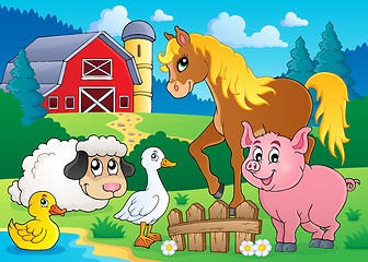 Image showing Farm animals theme image 5