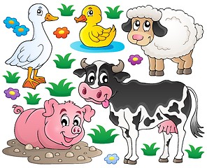 Image showing Farm animals set 1