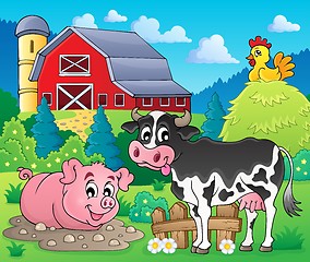 Image showing Farm animals theme image 1