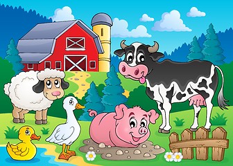 Image showing Farm animals theme image 3