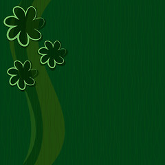 Image showing Vector green background