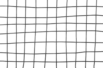Image showing Metal grid on white background