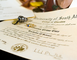 Image showing Diploma