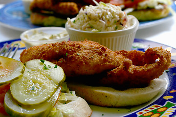 Image showing Fish  Sandwich