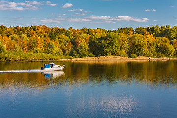 Image showing Ship On River