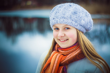 Image showing The Girl In A White Beret