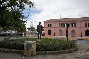 Image showing plaza of immigrants and the arsenal