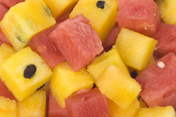 Image showing Watermelon cubes

