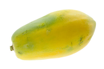 Image showing Single whole papaya

