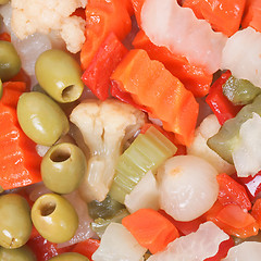 Image showing Mixed vegetables