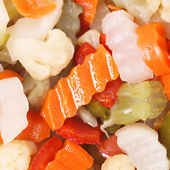 Image showing Mixed vegetables