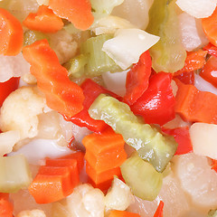 Image showing Mixed vegetables