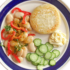 Image showing Vegetarian dish