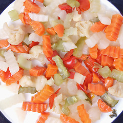 Image showing Mixed vegetables