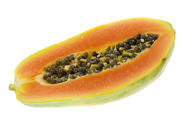 Image showing Half a papaya

